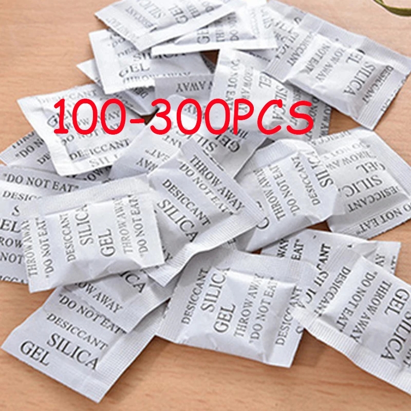 Food Storage Cabinet For Kitchen - 100-300PCS แพ็คปลอดสารพิษซิลิกาเจลสารดูดความชื้นชื้นความชื้นเครื่องลดความชื้นสําหรับห้องเสื้อผ้าเก็บอาหารเครื่องมือห้องครัว