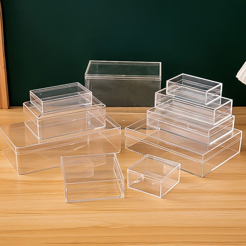 Food Storage Of Plants - กล่องเก็บของอะคริลิคทรงสี่เหลี่ยมหนากล่องใสสำหรับใส่อาหารของขวัญสำหรับโรงงานจัดสวน
