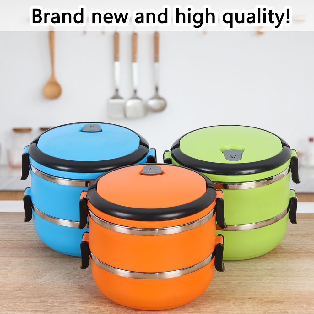 Food Storage Hot Box - กล่องเก็บอาหารสุญญากาศแบบกันรั่วสำหรับใส่อาหารร้อน เหมาะสำหรับพกพาไปท่องเที่ยว