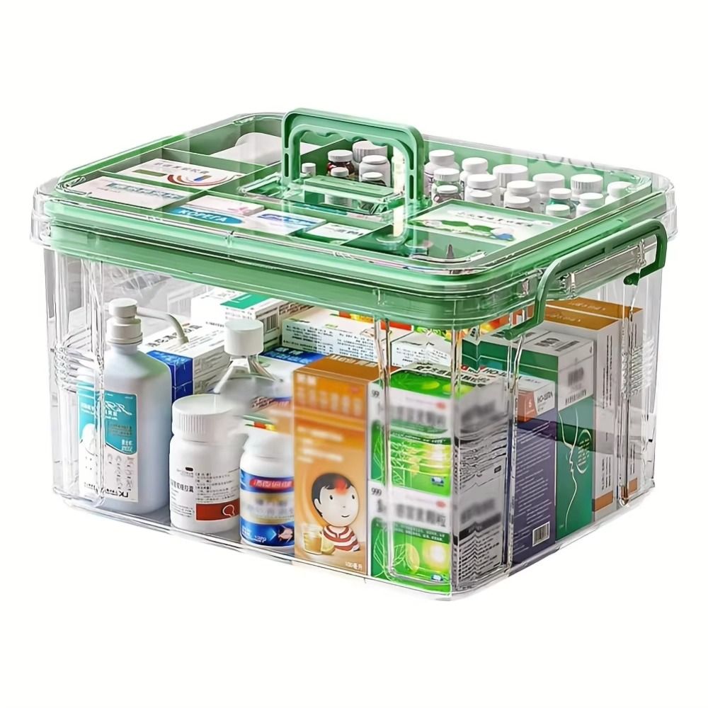 กล่องเก็บยาแบบพกพา 2 ชั้นพร้อม - Food Storage Emergency บทวิจารณ์และราคา