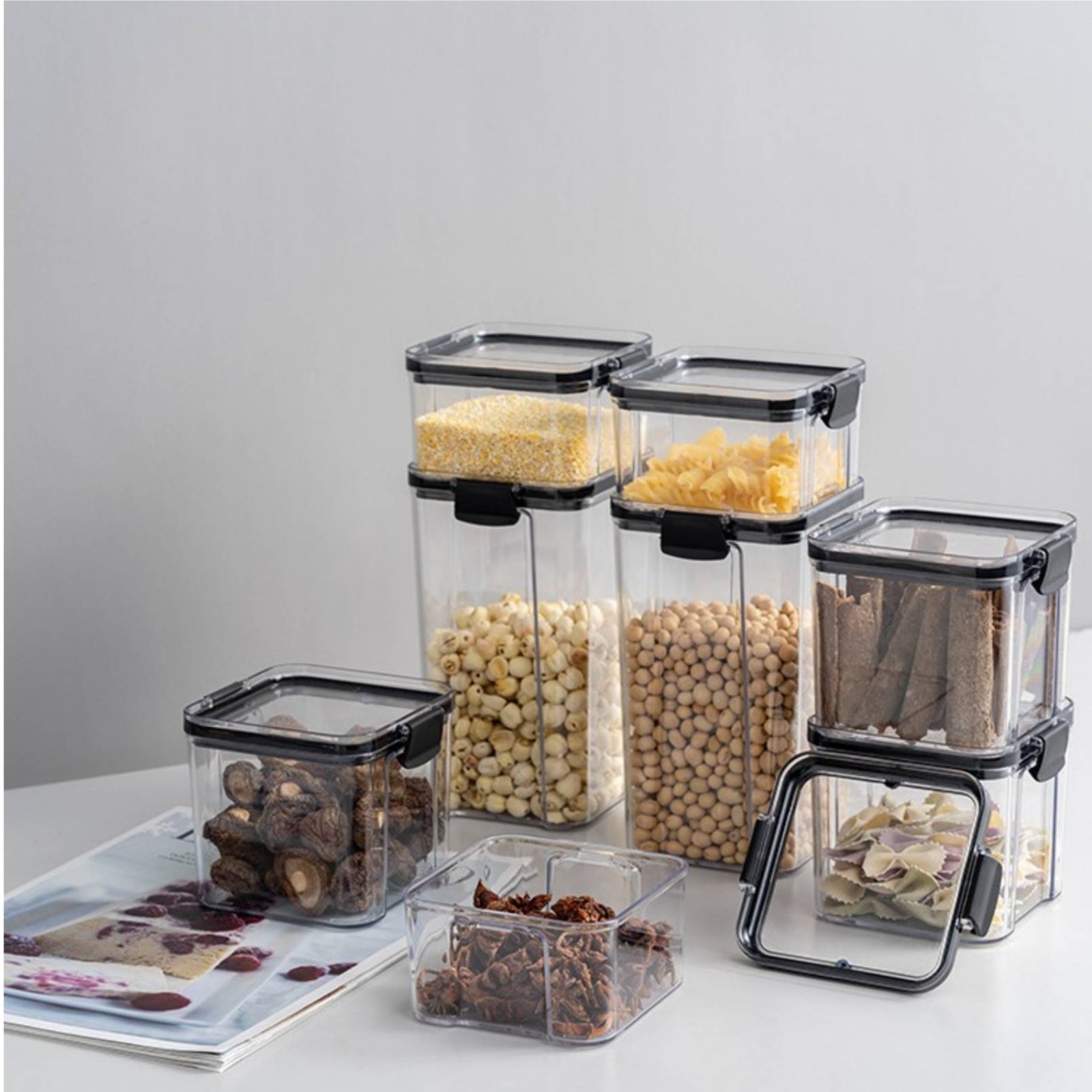 ภาชนะเก็บอาหารสุญญากาศ ทนความช - Food Storage Plastic Container บทวิจารณ์และราคา