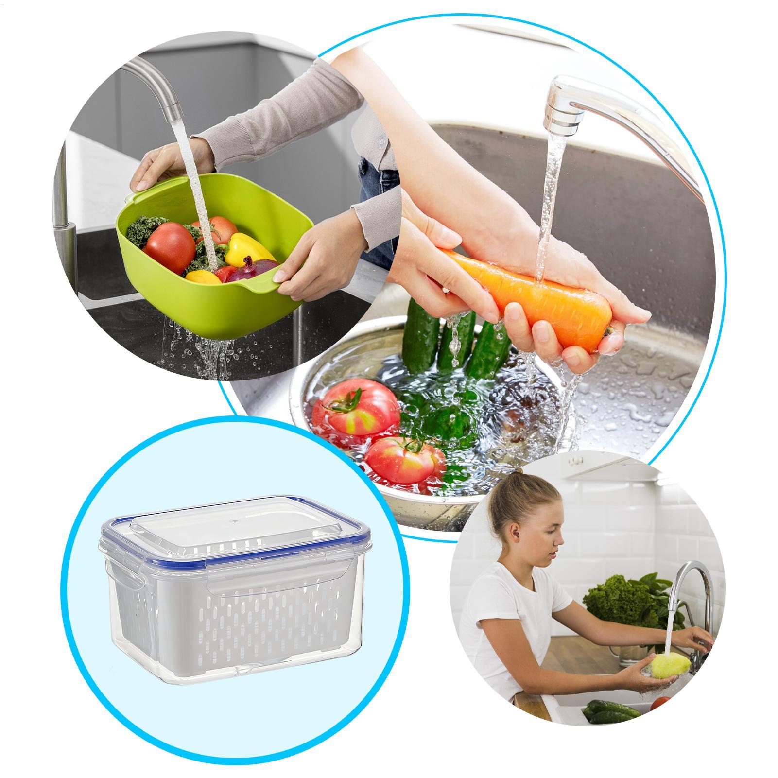 กล่องเก็บอาหาร 4 in 1 กล่องใสก - Food Storage Plastic Container บทวิจารณ์และราคา