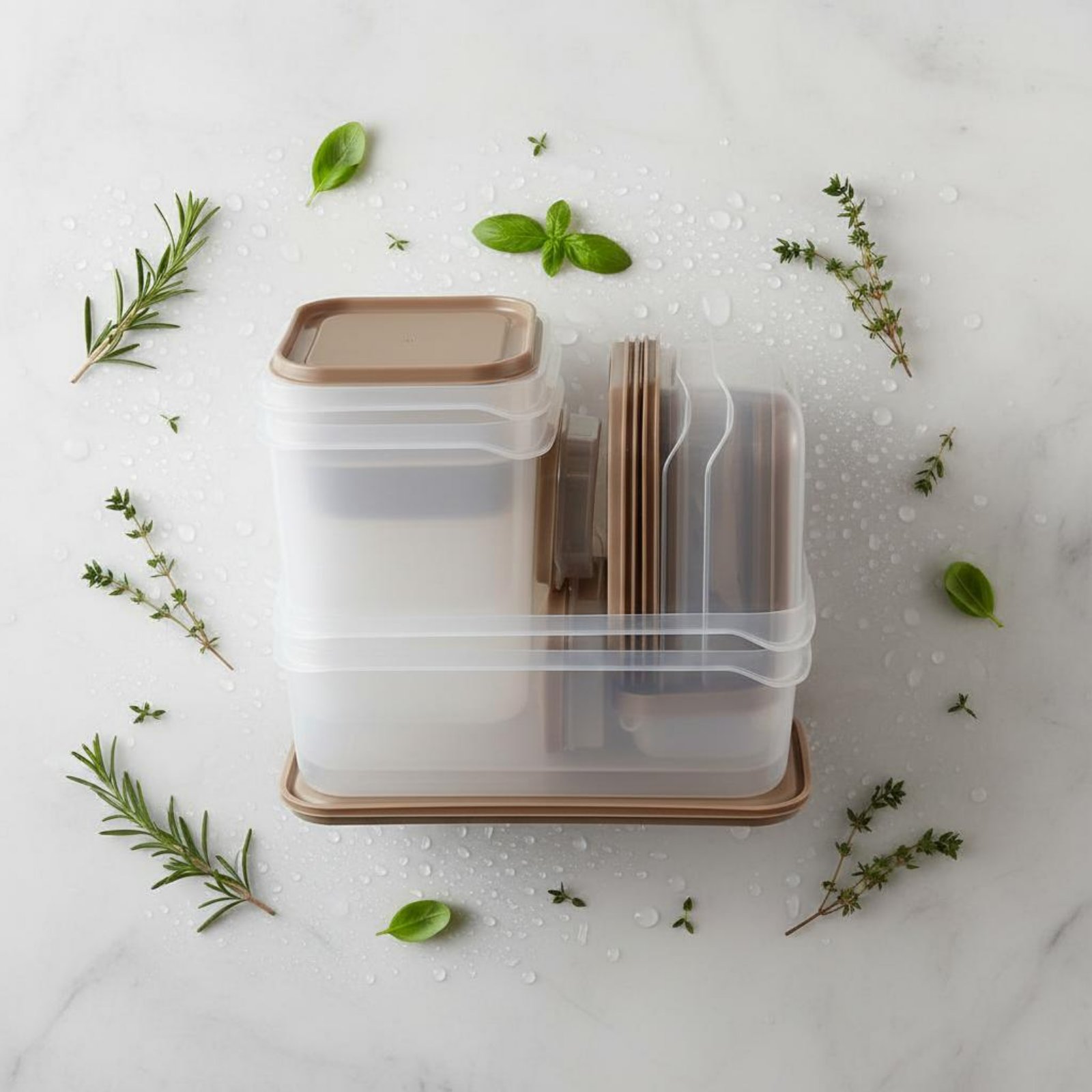ชุดกล่องเก็บอาหารในตู้เย็น 17  - Food Storage Plastic Container บทวิจารณ์และราคา