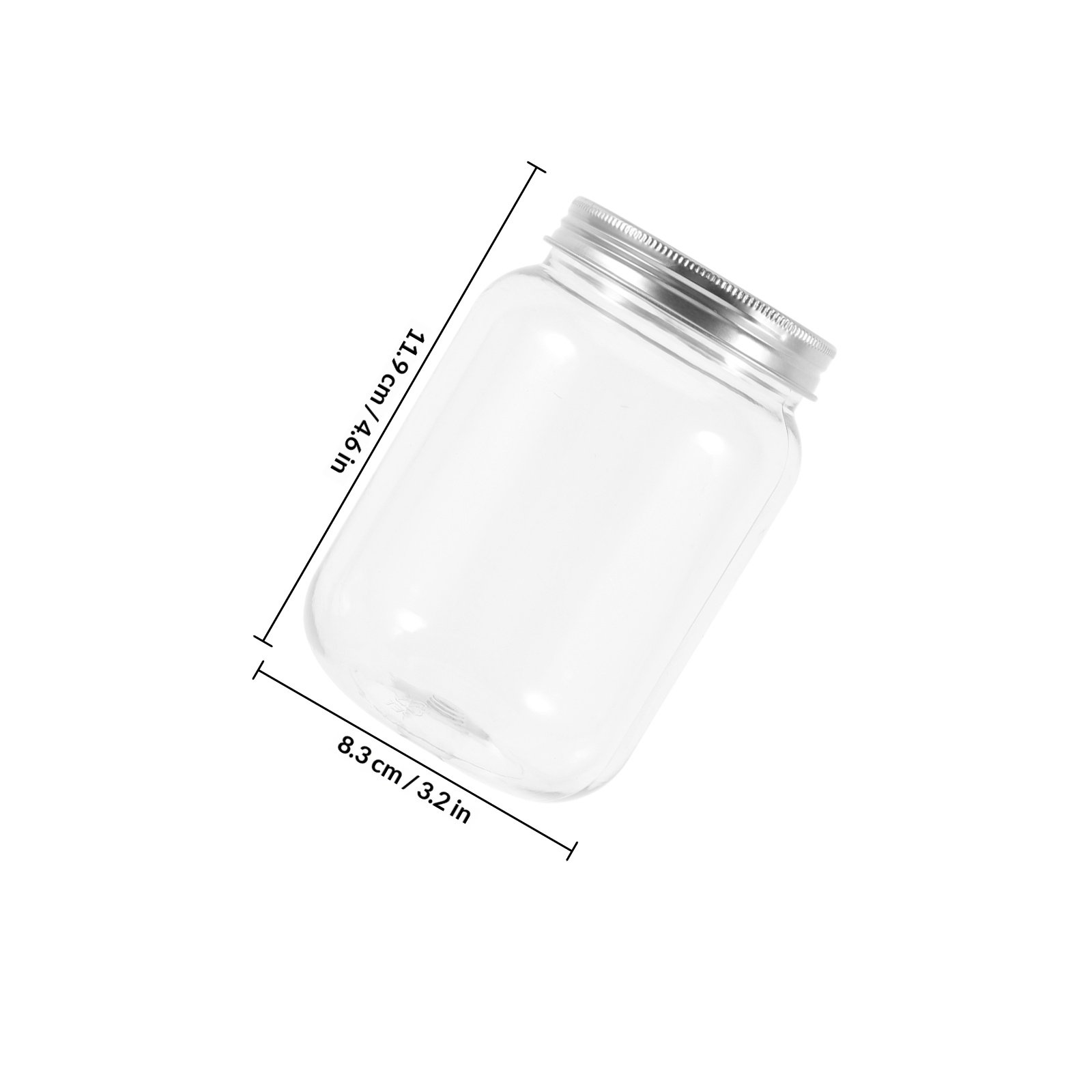 ขวดพลาสติกใส 4 ชิ้น พร้อมฝาปิด - Food Storage Lid บทวิจารณ์และราคา