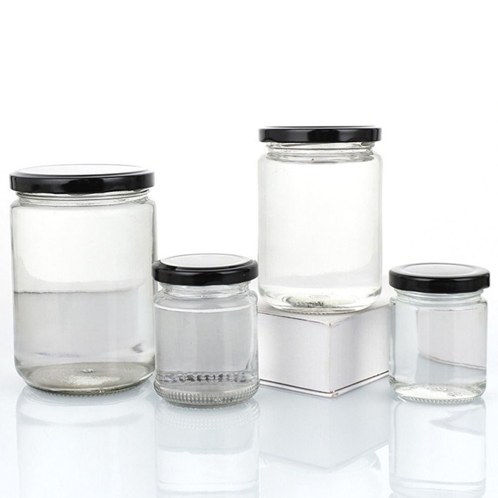 โหลแก้วฝาปิดสุญญากาศสีดำ1ชิ้นโ - Food Storage Glass Round บทวิจารณ์และราคา