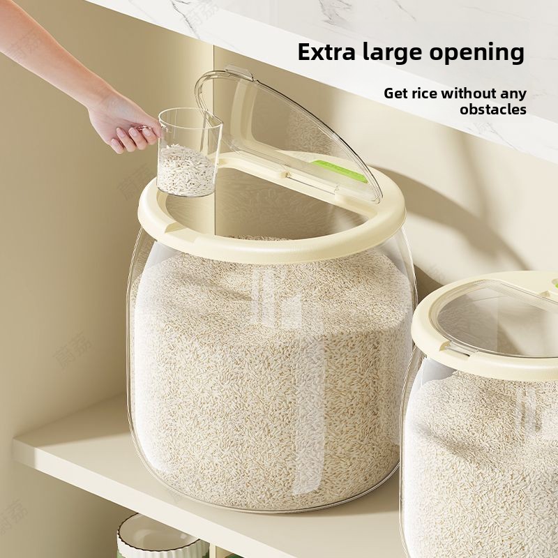 ถังข้าวสารในครัวเรือน ปิดผนึกแ - Food Storage Acrylic Containers บทวิจารณ์และราคา