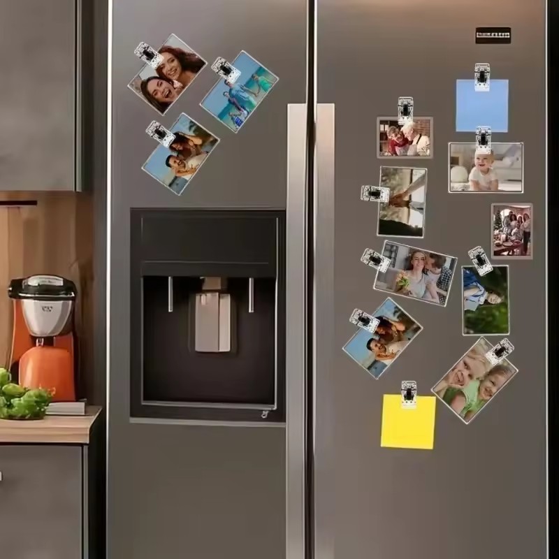 คลิปแม่เหล็กพลาสติกโปร่งใสสีขา - Food Storage Notes บทวิจารณ์และราคา
