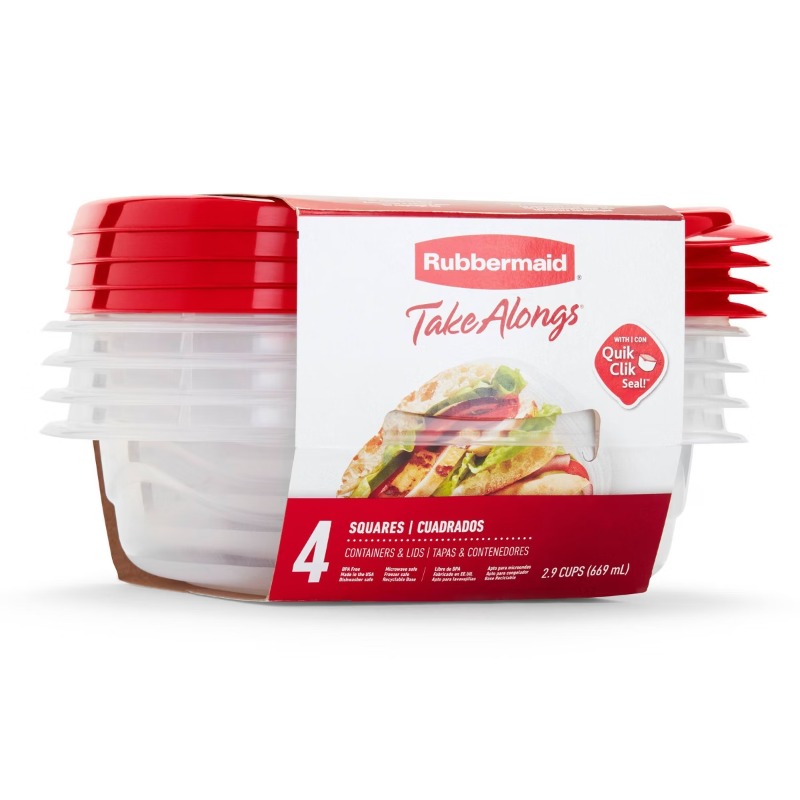 ชุดกล่องเก็บอาหาร TakeAlongs S - Food Storage Acrylic Containers บทวิจารณ์และราคา