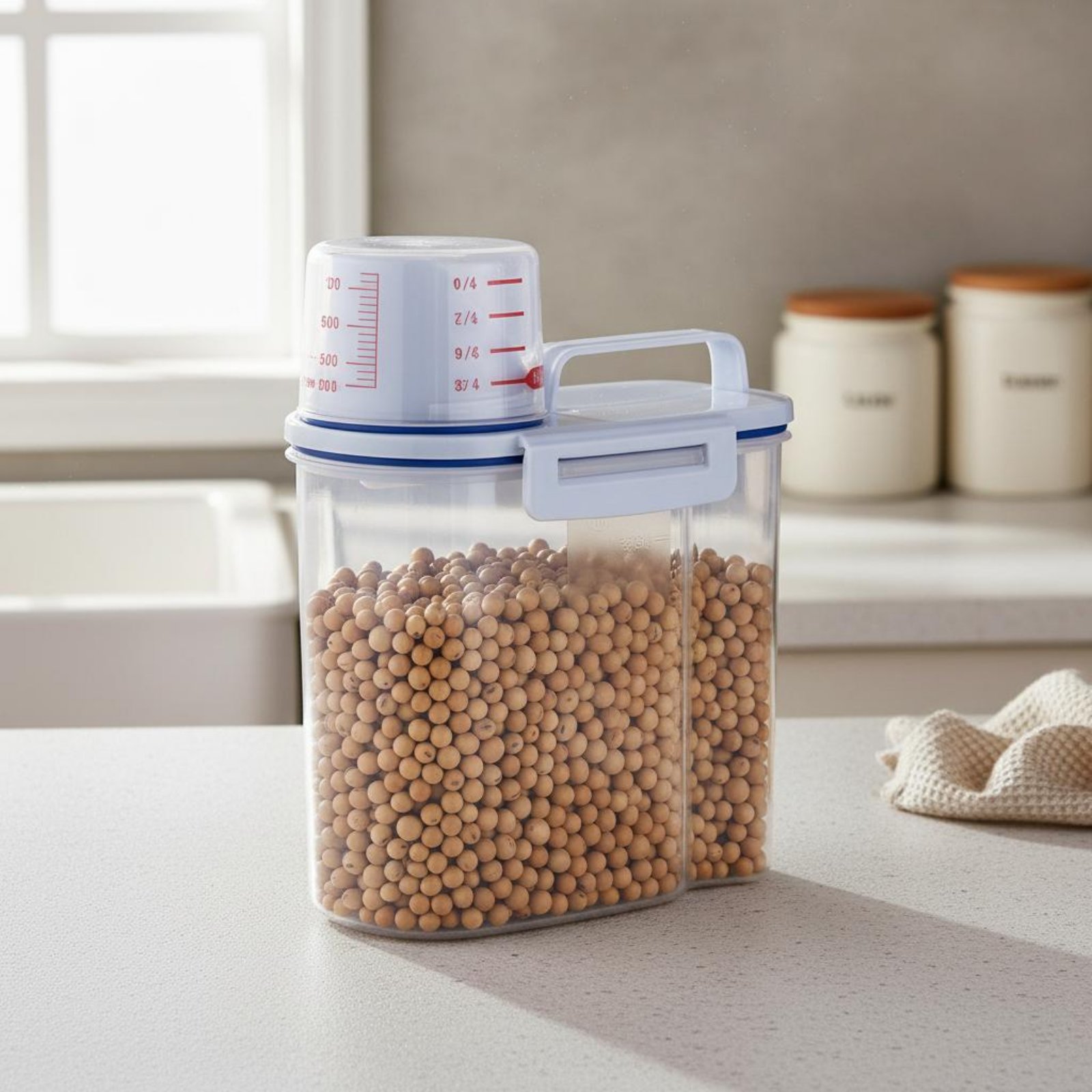 ภาชนะเก็บข้าวสาร กล่องจ่ายข้าว - Food Storage In Pantry บทวิจารณ์และราคา