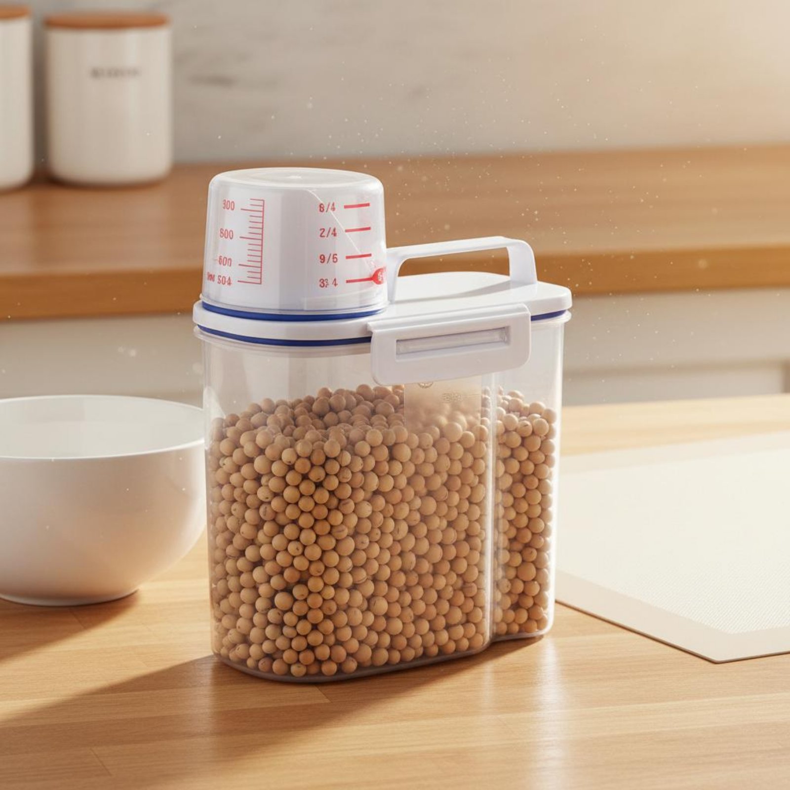 ภาชนะเก็บข้าวสาร กล่องจ่ายข้าว - Food Storage In Pantry บทวิจารณ์และราคา