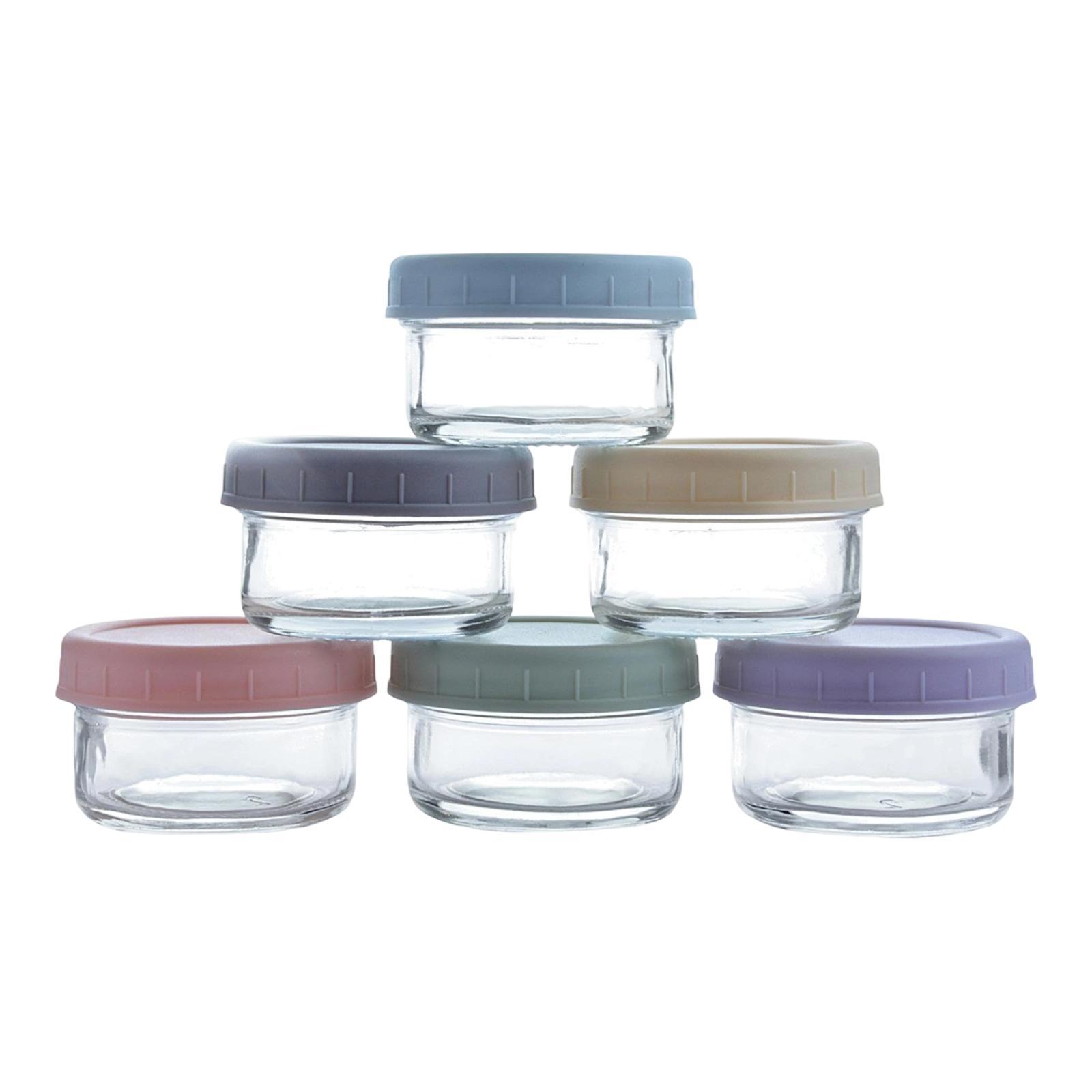 ขวดแก้วขนาดเล็กพร้อมฝาปิดกันรั - Food Storage Glass Round บทวิจารณ์และราคา