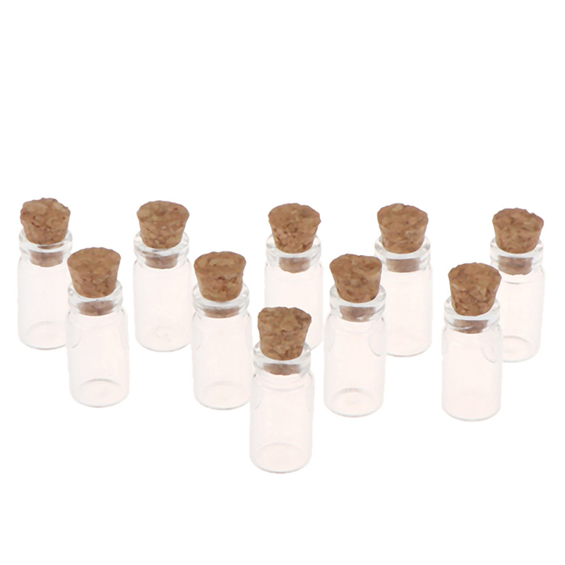 10 ชิ้น 1:12 ตุ๊กตาจิ๋ว ขวดแก้ - Food Storage Jars With Wooden Lids บทวิจารณ์และราคา