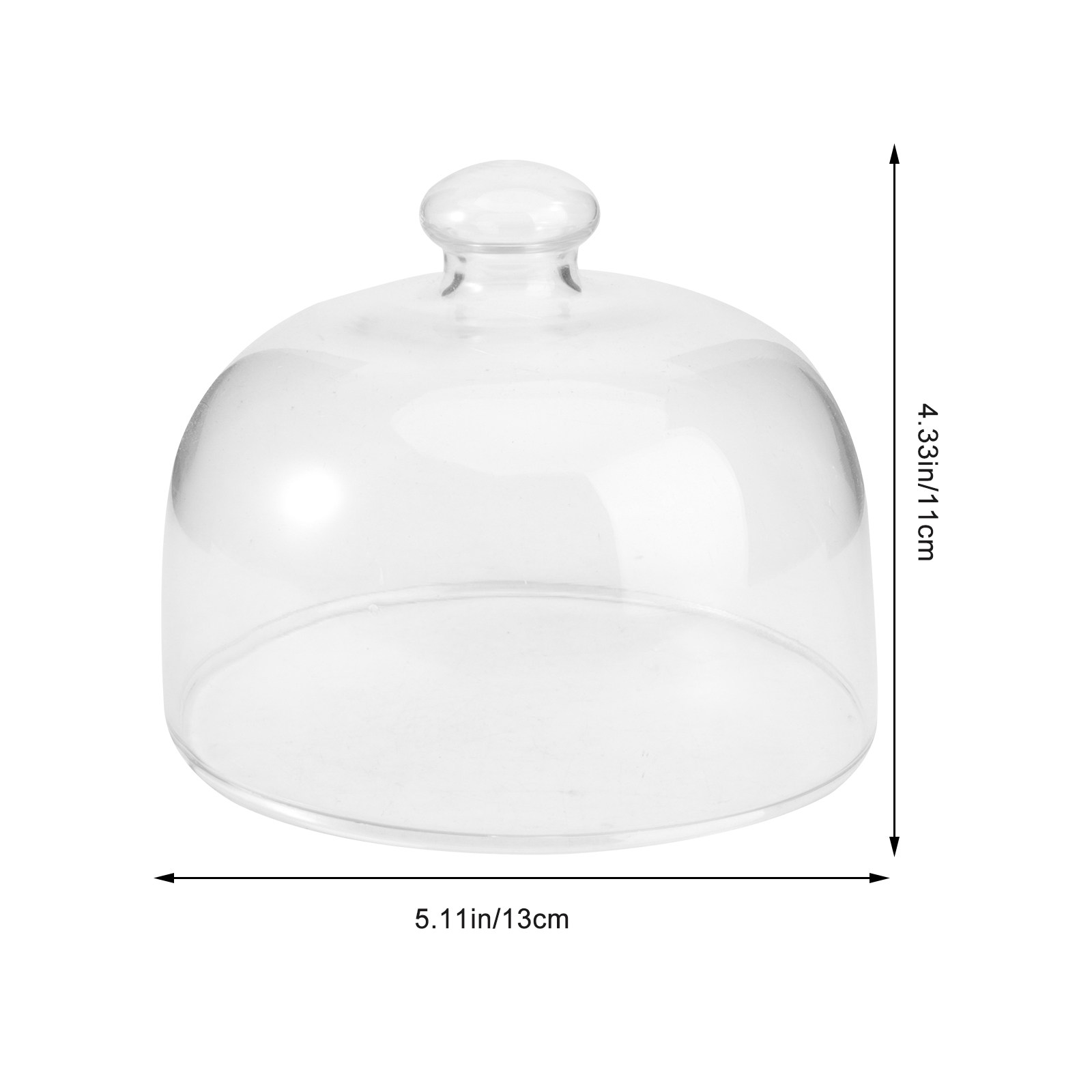 ฝาครอบเค้กใส 1 ชิ้น ทำจากแก้วป - Food Storage Glass Round บทวิจารณ์และราคา