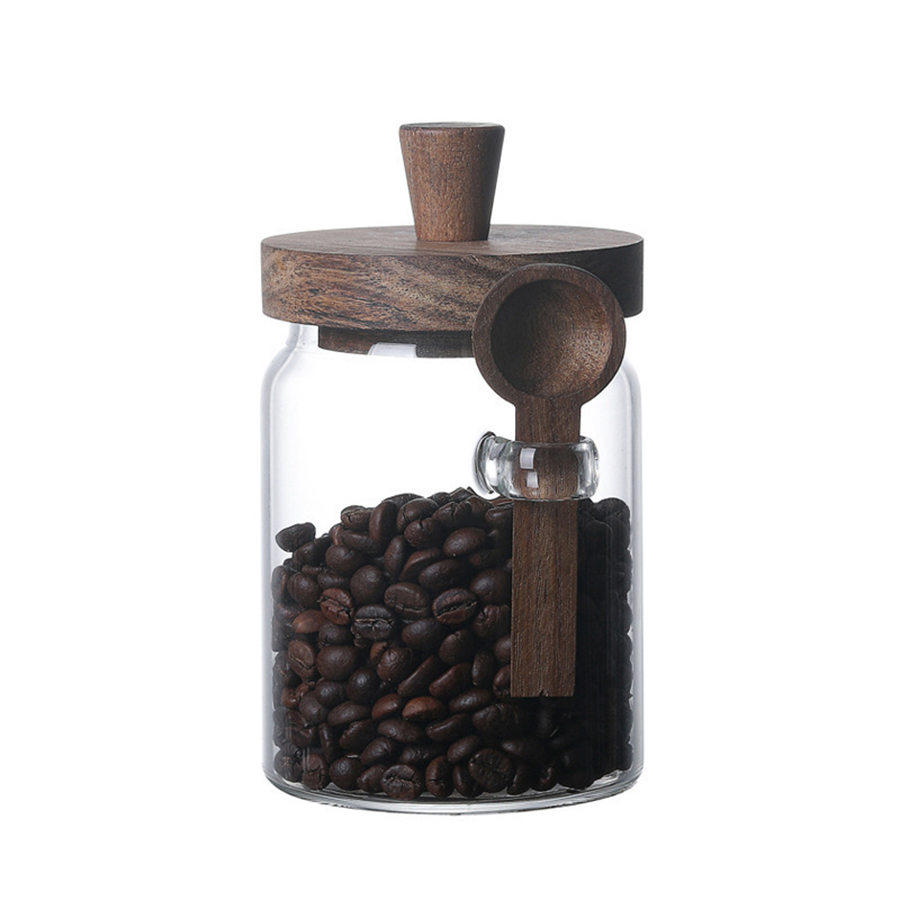 ภาชนะเก็บอาหารแก้วพร้อมฝาปิดไม - Food Storage Jars With Wooden Lids บทวิจารณ์และราคา