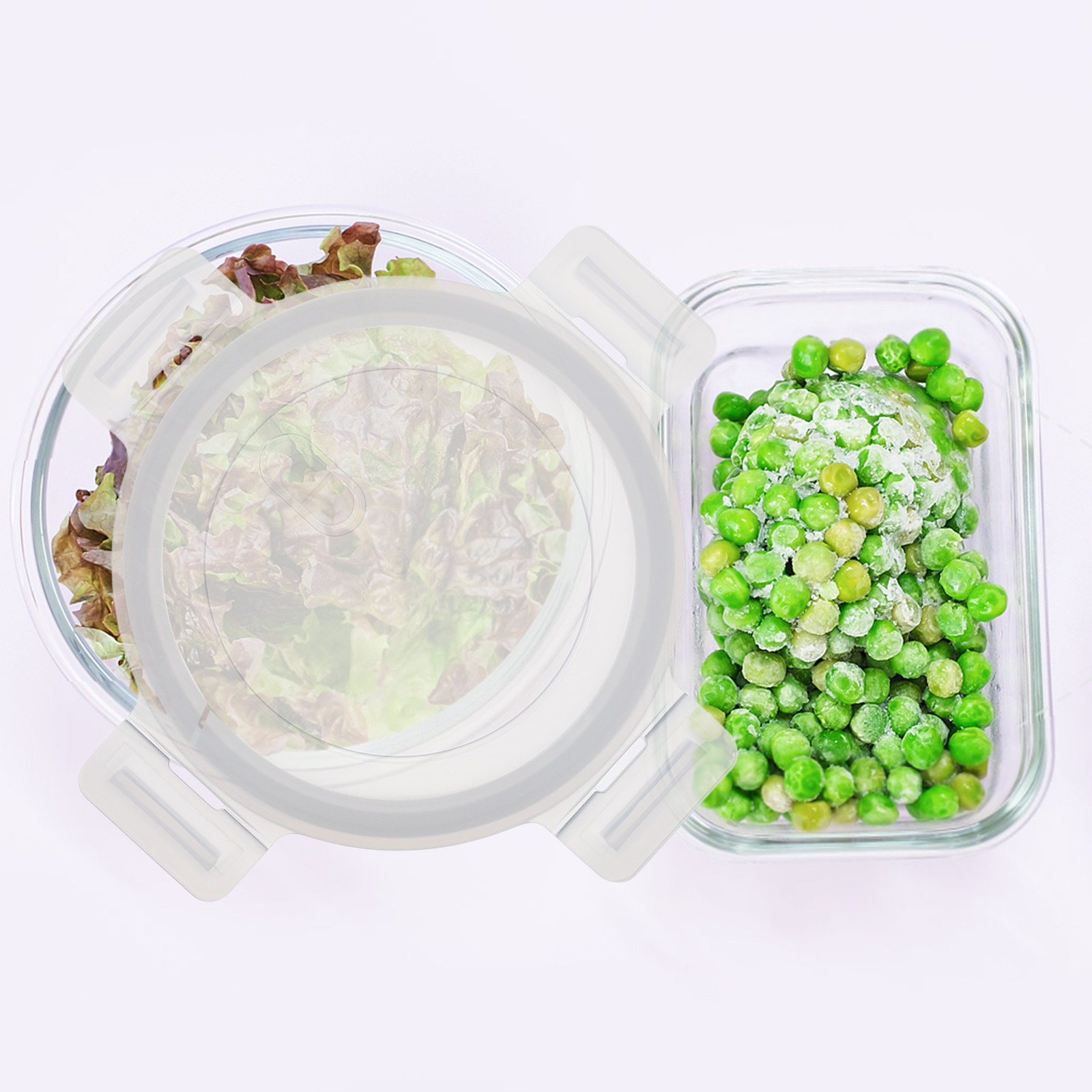 ฝาปิดภาชนะทรงกลมขนาด 6 นิ้ว พร - Food Storage Glass Round บทวิจารณ์และราคา