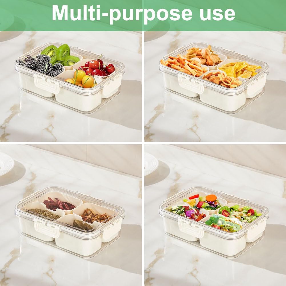 กล่องเก็บอาหารแบบพกพา, กล่องเก - Food Storage Boxes With Lids บทวิจารณ์และราคา