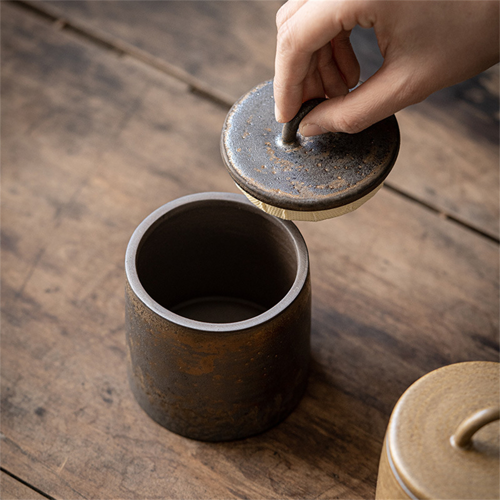 เซรามิคชาแคดดี้ปิดผนึก Jar กล่ - Food Storage Small บทวิจารณ์และราคา