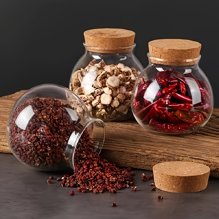 กระปุก penyimpanan gelas ใสขนา - Food Storage Glass Round บทวิจารณ์และราคา
