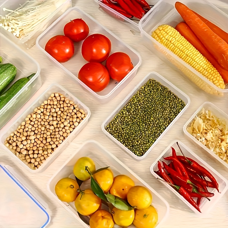 ชุด 8 ชิ้น ประกอบด้วย 4 กล่องแ - Food Storage Boxes With Lids บทวิจารณ์และราคา