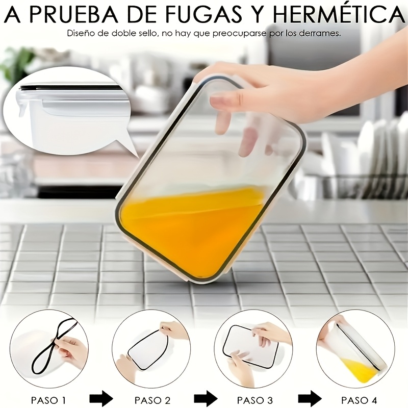 ชุด 8 ชิ้น ประกอบด้วย 4 กล่องแ - Food Storage Boxes With Lids บทวิจารณ์และราคา