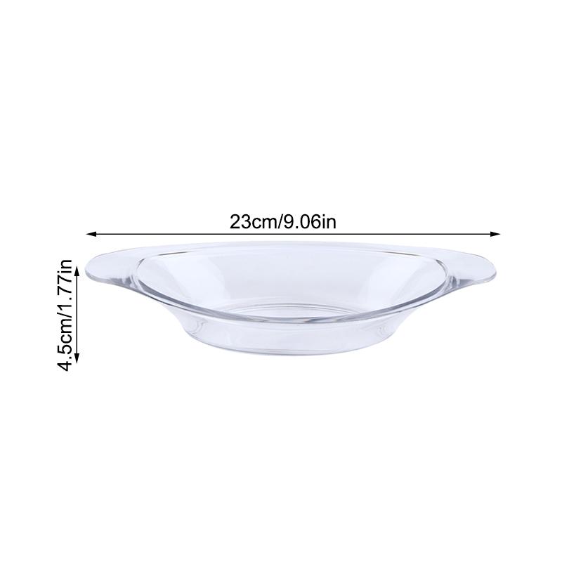 ชามแบนนาสปลิต อะคริลิค จานเสิร - Food Storage Acrylic Containers บทวิจารณ์และราคา