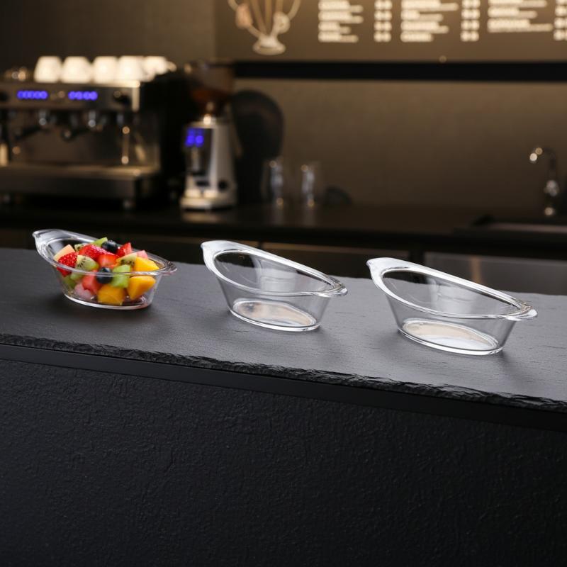 ชามแบนนาสปลิต อะคริลิค จานเสิร - Food Storage Acrylic Containers บทวิจารณ์และราคา