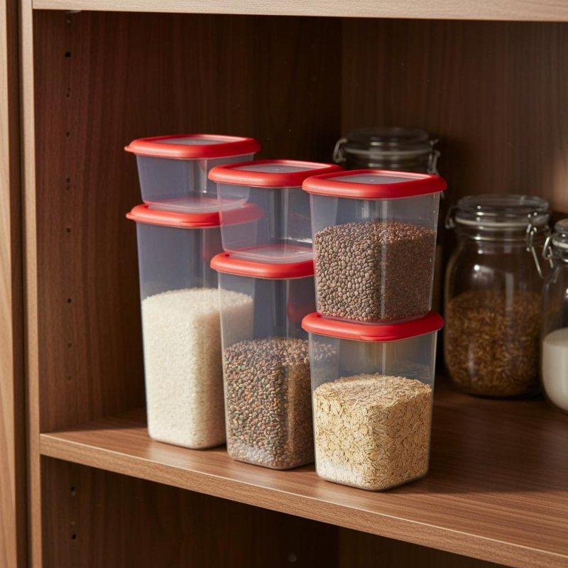 ชุดกล่องถนอมอาหารสุญญากาศ 6 ชิ - Food Storage Plastic Container บทวิจารณ์และราคา