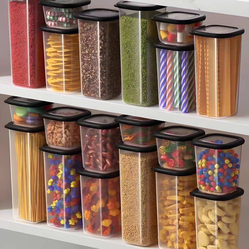 ชุดกล่องถนอมอาหารสุญญากาศ 6 ชิ - Food Storage Plastic Container บทวิจารณ์และราคา