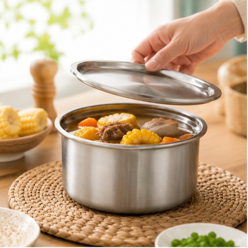 ถ้วยสแตนเลส 304 พร้อมฝาปิด สำห - Food Storage Unit บทวิจารณ์และราคา