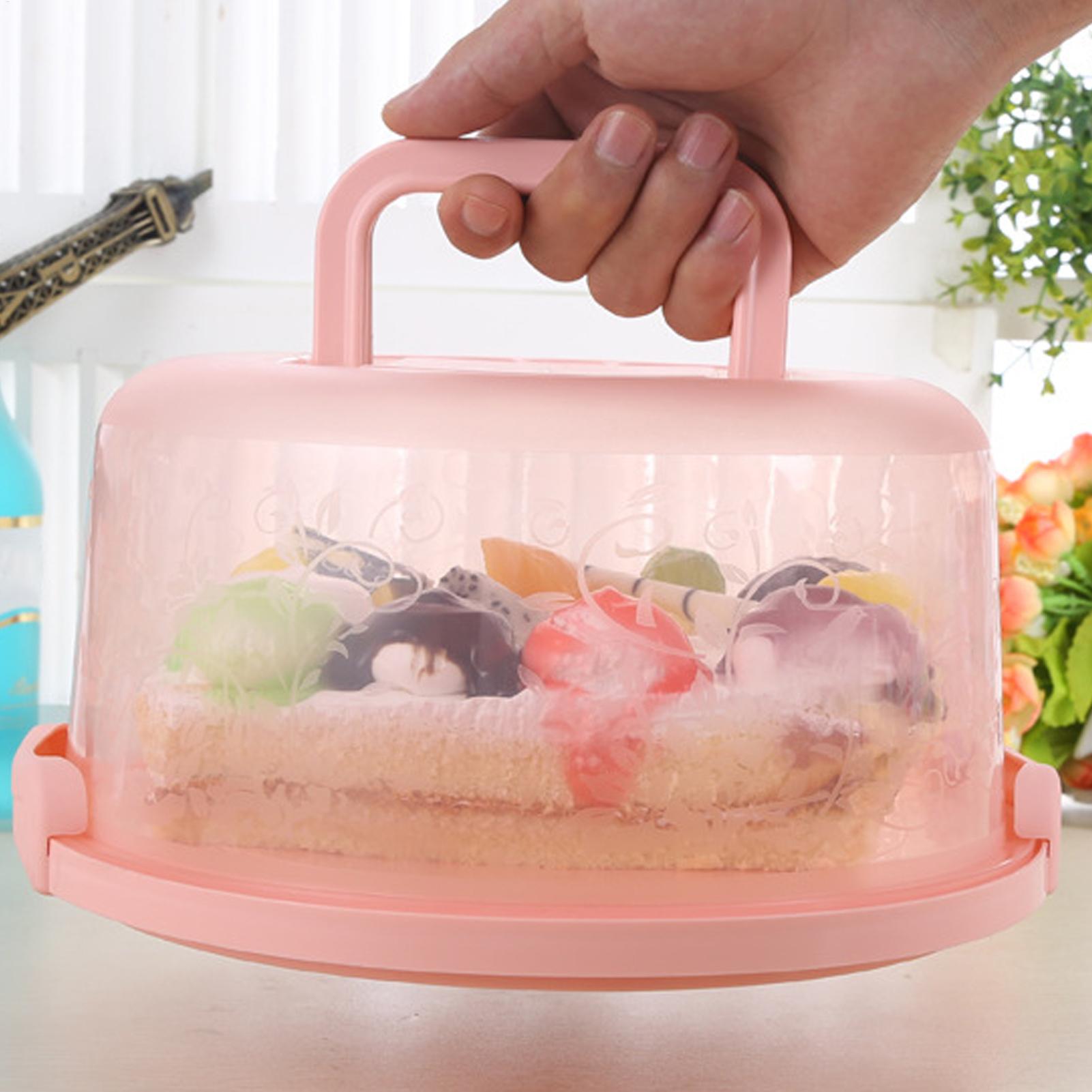 กล่องใส่เค้กแบบพกพา กล่องเก็บอ - Food Storage Plastic Container บทวิจารณ์และราคา