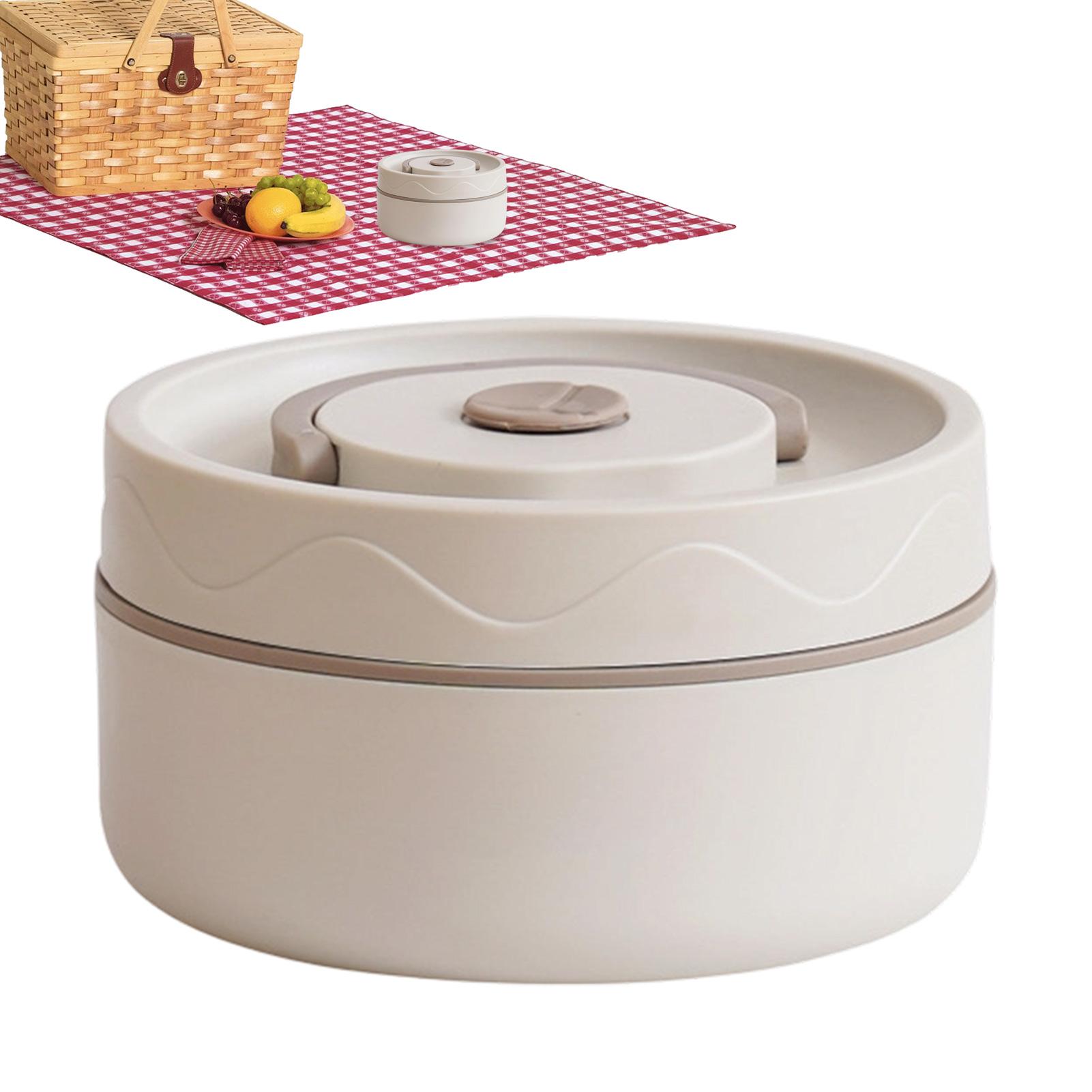 กล่องอาหารกลางวันสแตนเลสทรงกลม - Food Storage Hot Box บทวิจารณ์และราคา