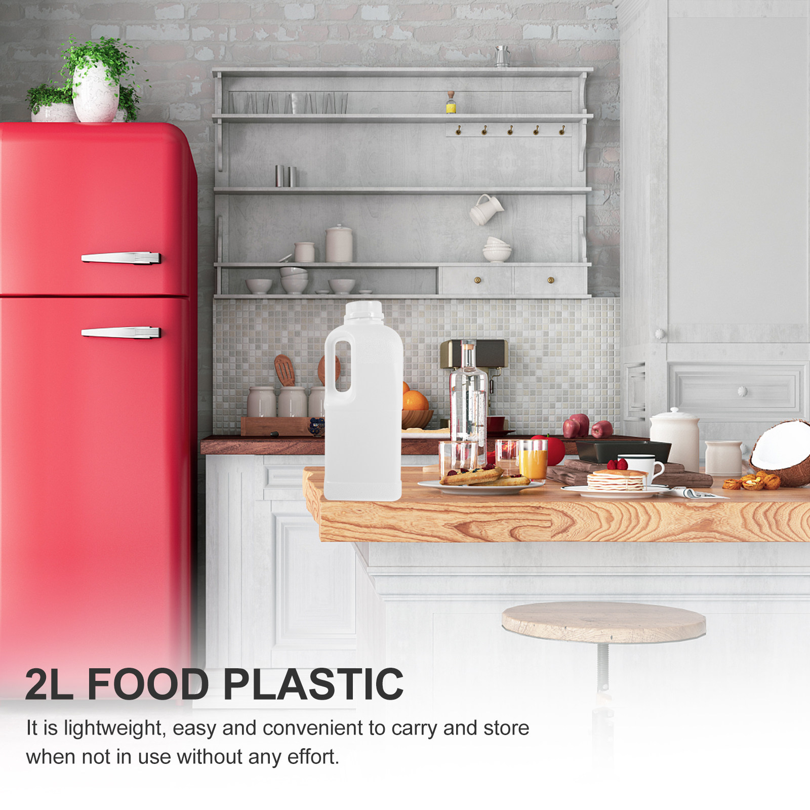 เหยือกเก็บน้ำขนาดใหญ่ 2 แกลลอน - Food Storage Plastic Container บทวิจารณ์และราคา