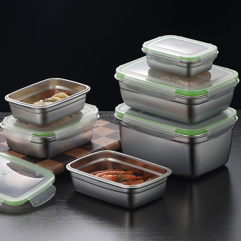 ชุดกล่องอาหารกลางวันสแตนเลส 30 - Food Storage Boxes With Lids บทวิจารณ์และราคา