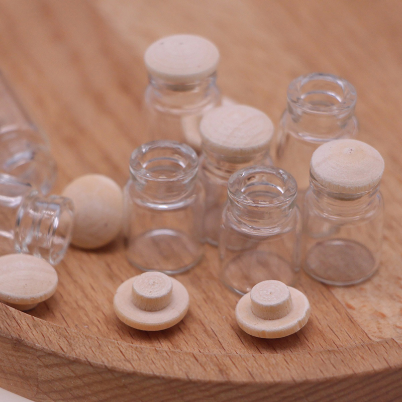 ขวดแก้วจิ๋วสำหรับบ้านตุ๊กตา ขน - Food Storage Lid บทวิจารณ์และราคา