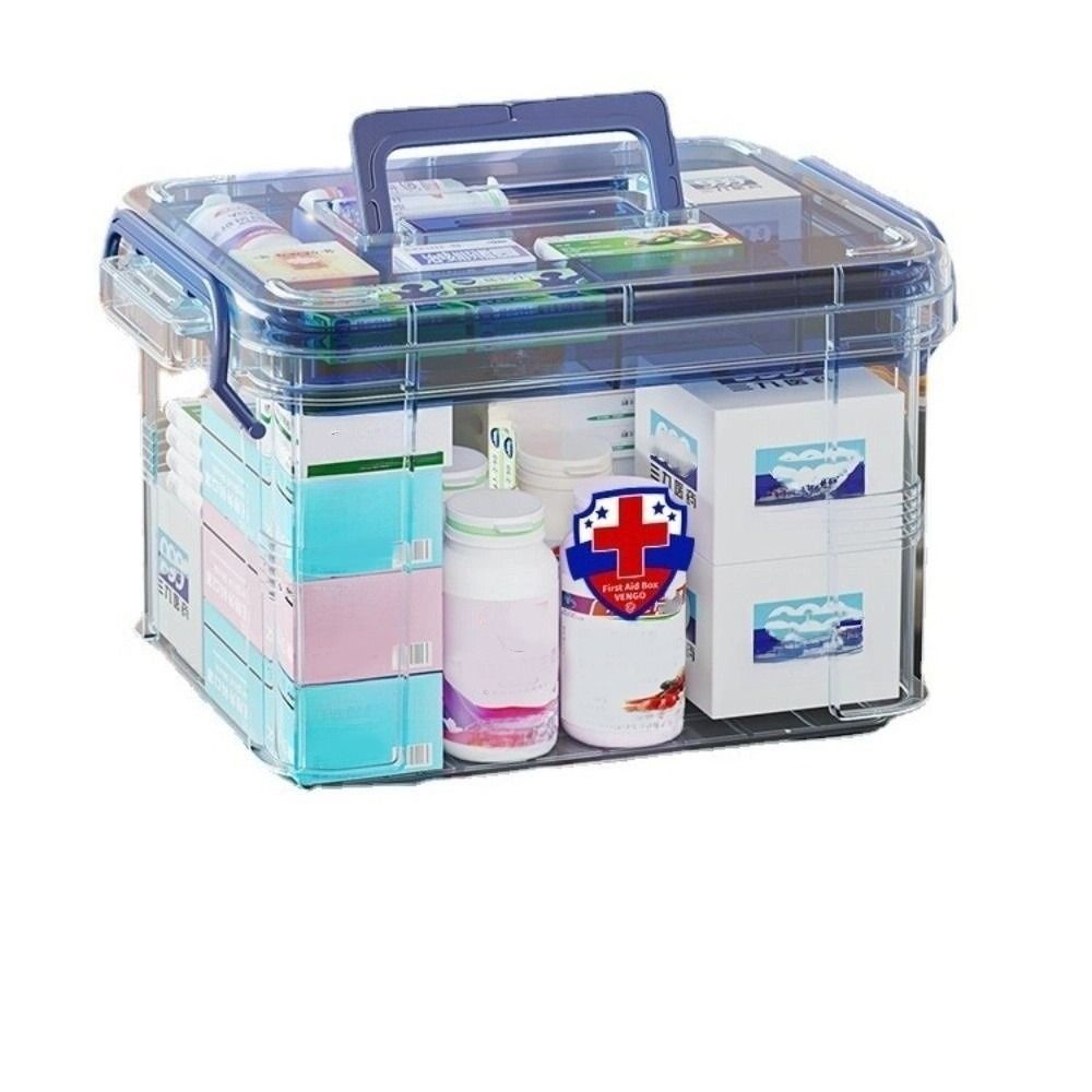 กล่องเก็บยาสองชั้นพลาสติกพร้อม - Food Storage Emergency บทวิจารณ์และราคา
