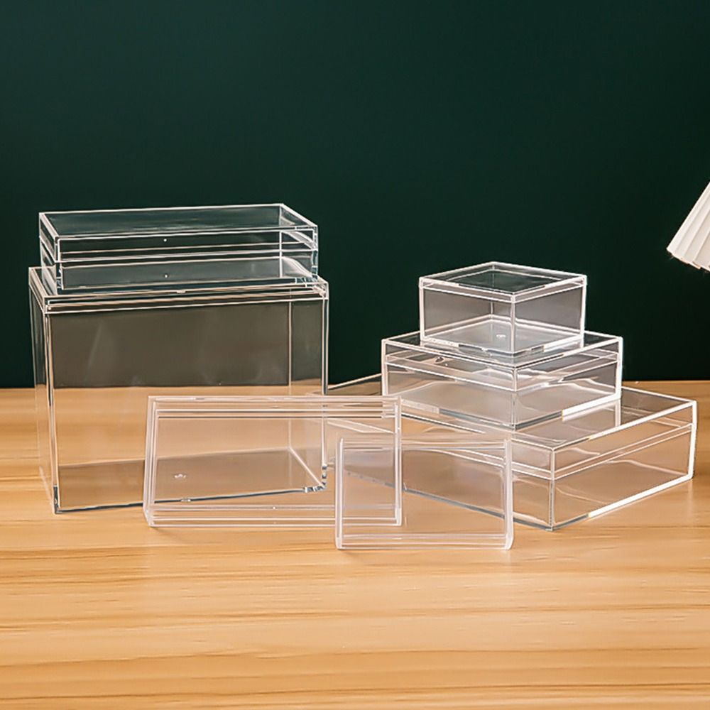 กล่องเก็บของอะคริลิคทรงสี่เหลี - Food Storage Of Plants บทวิจารณ์และราคา
