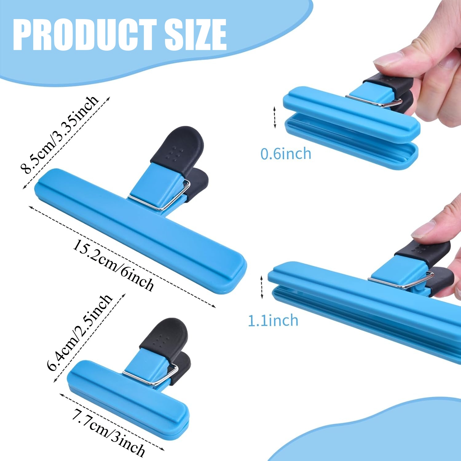 คลิปหนีบอเนกประสงค์ 3-12 ชิ้น  - Food Storage Utensils บทวิจารณ์และราคา