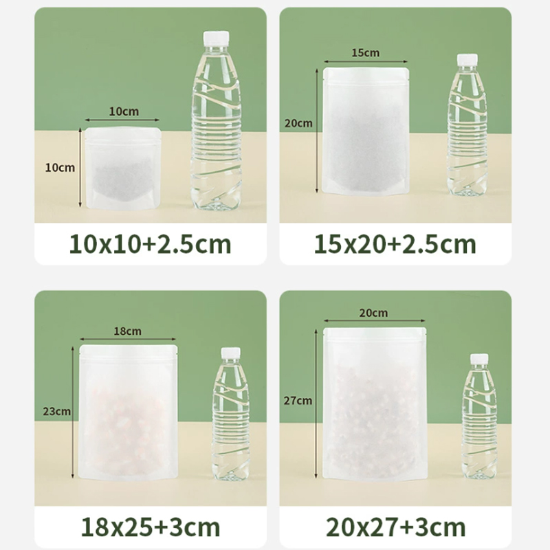 ถุงซิปกระดาษคราฟท์ย่อยสลายได้แ - Food Storage Of Plants บทวิจารณ์และราคา