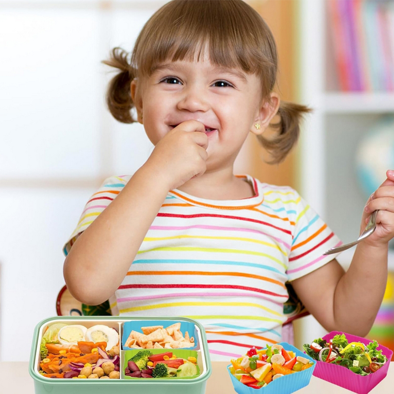 แผ่นกั้นกล่องอาหารกลางวันซิลิโ - Food Storage Unit บทวิจารณ์และราคา