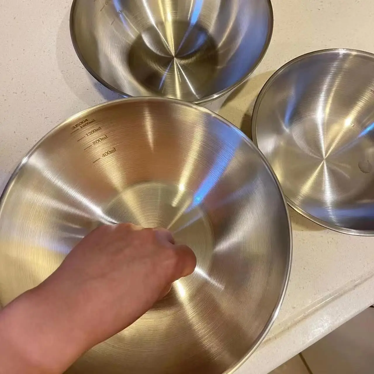 ชุดชามสแตนเลส 1-3 ใบ พร้อมสเกล - Food Storage Utensils บทวิจารณ์และราคา