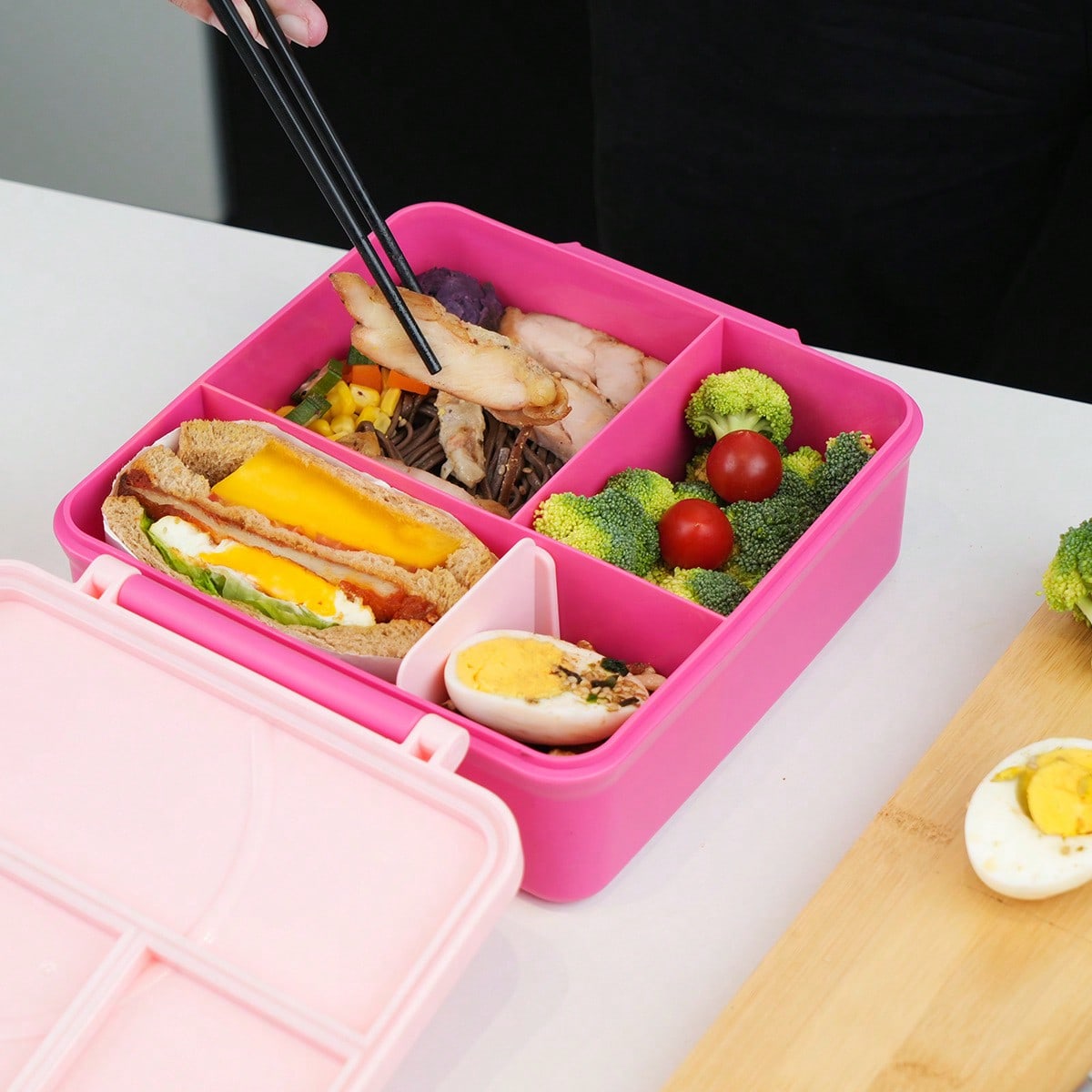 กล่องอาหารกลางวันกันรั่วแบบเบน - Food Storage Acrylic Containers บทวิจารณ์และราคา