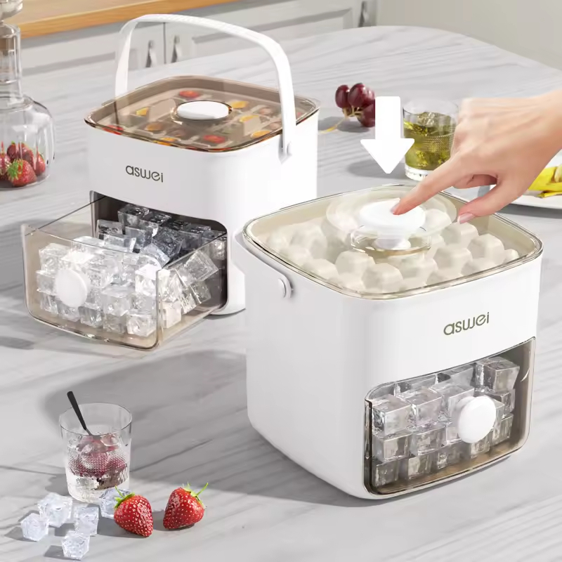 ถาดทำน้ำแข็งแบบกดสำหรับแช่แข็ง - Food Storage Hot Box บทวิจารณ์และราคา