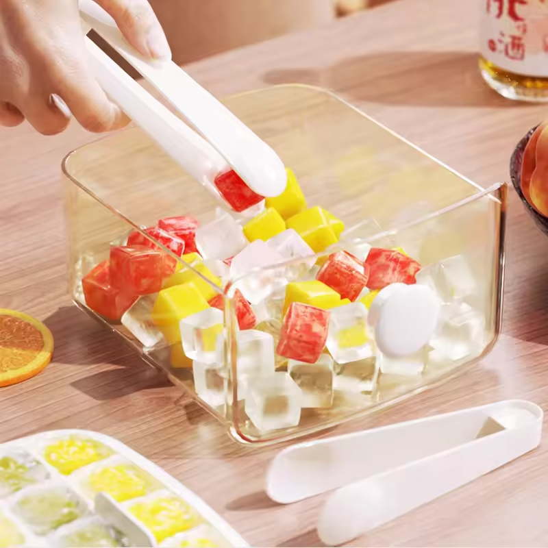 ถาดทำน้ำแข็งแบบกดสำหรับแช่แข็ง - Food Storage Hot Box บทวิจารณ์และราคา