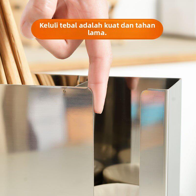 กล่องเก็บตะเกียบและช้อนสแตนเลส - Food Storage Utensils บทวิจารณ์และราคา