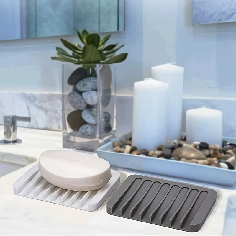 กล่องใส่สบู่ซิลิโคนแบบใหม่ 1 ช - Food Storage Cabinet For Kitchen บทวิจารณ์และราคา