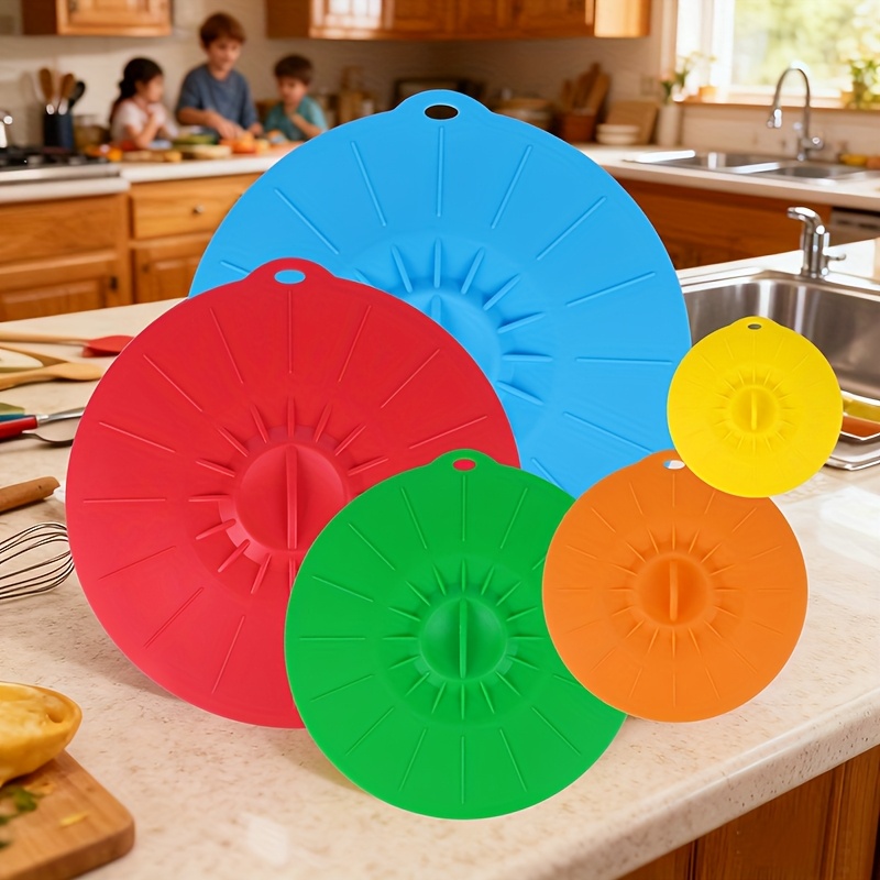ฝาปิดซิลิโคน 5 ชิ้น, ฝาปิดกันก - Food Storage Utensils บทวิจารณ์และราคา
