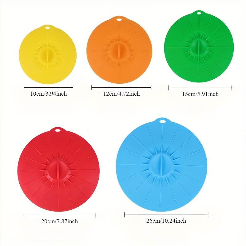 ฝาปิดซิลิโคน 5 ชิ้น, ฝาปิดกันก - Food Storage Utensils บทวิจารณ์และราคา