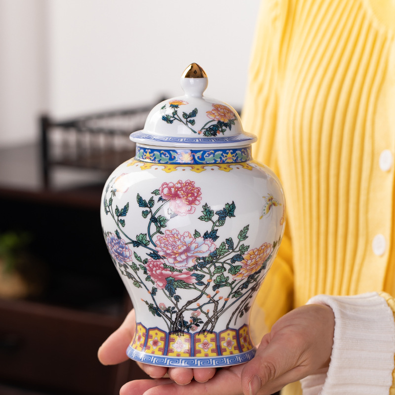 Gold-Plated เซรามิค Jar Vintag - Food Storage Utensils บทวิจารณ์และราคา