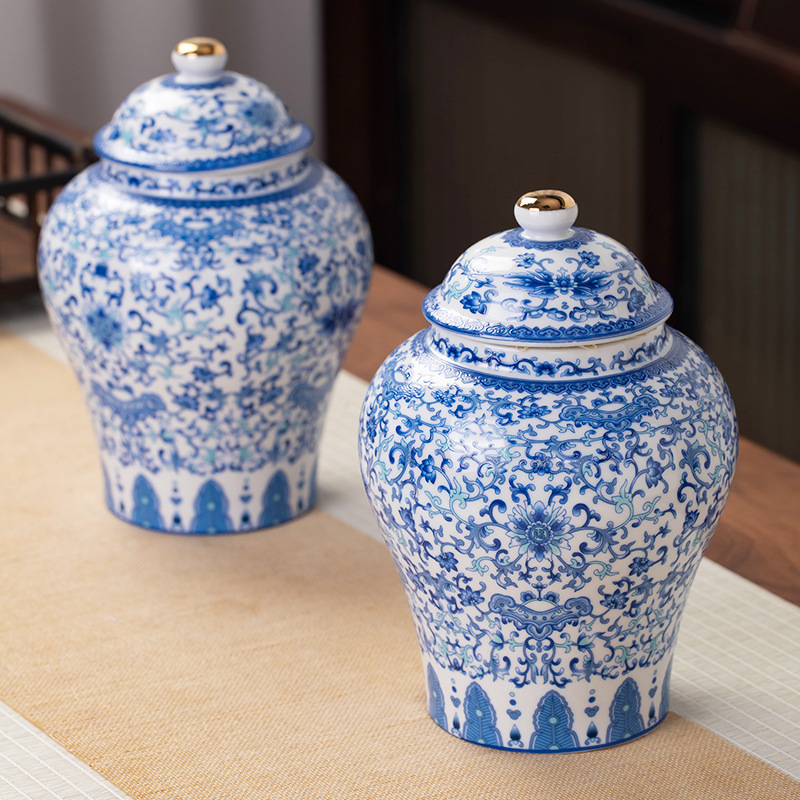 Gold-Plated เซรามิค Jar Vintag - Food Storage Utensils บทวิจารณ์และราคา