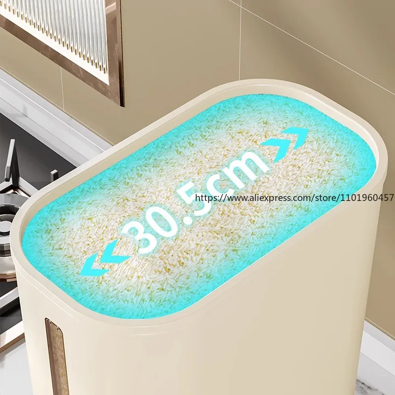 ภาชนะเก็บข้าวสารเกรดอาหาร ถังเ - Food Storage Acrylic Containers บทวิจารณ์และราคา